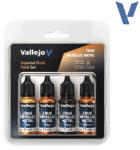 Acrylicos Vallejo Vallejo 77.252 True Metallic airbrush festékkészlet, Imperial Gold árnyalat, 4x18ml () (577252)