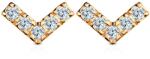 SAVICKI Cercei Share Your Love: aur galben, diamante - savicki - 1 964,00 RON