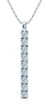 SAVICKI Colier aur alb 585 diamante albe de laborator 0.12 ct 42 cm