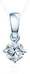 SAVICKI Pandantiv The Light: aur alb, diamant de laborator