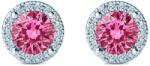 SAVICKI Cercei This is Love: aur alb, diamante roz de laborator, diamante de laborator - savicki - 10 547,00 RON