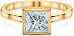 SAVICKI Inel de logodnă Pure: aur galben, diamant de laborator, tăietură princess - savicki - 7 504,00 RON