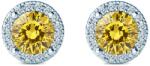 SAVICKI Cercei This is Love: aur alb, diamante galbene de laborator, diamante de laborator - savicki - 10 304,00 RON