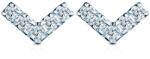 SAVICKI Cercei Share Your Love: aur alb, diamante - savicki - 1 964,00 RON