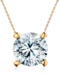 SAVICKI Colier aur 585 diamant alb de laborator 0.5 ct 45 cm - savicki - 4 288,00 RON