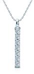 SAVICKI Colier aur alb 585 diamante albe de laborator 0.07 ct 42 cm