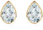 SAVICKI Cercei Pure: aur galben, diamant de laborator în tăietura lacrimă
