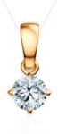 SAVICKI Pandantiv The Light: aur galben, diamant de laborator
