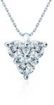 SAVICKI Colier aur alb 585 diamante albe de laborator 0.45 ct 45 cm