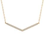 SAVICKI Colier aur 585 diamante albe de laborator 0.15 ct 42 cm - savicki - 3 889,00 RON