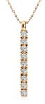 SAVICKI Colier aur 585 diamante albe de laborator 0.12 ct 42 cm