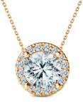 SAVICKI Colier aur 585 diamant alb de laborator 0.5 ct 45 cm - savicki - 5 331,00 RON