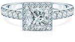 SAVICKI Inel de logodnă This is Love: aur alb, diamant de laborator cu tăietură princess