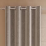 Markizeta Velvi kész velúr függöny 140x250 cm szürke-bézs (VELVI0/ZGP/017/140250/1)