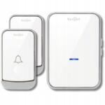 Spreest Vezeték Nélküli Kapucsengő Elemes Kapuhoz Vízálló 2 Gombos (Dzwonek bezprzewodowy 2Q193-WS 2T1R Biały)