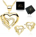 Golden Haus Arany Nyaklánc Szív Fülbevaló Lánc Medál 925 Ajándék Neki
