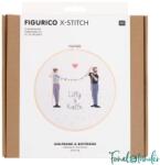 Rico Figurico - Szerelmespár - keresztszemes hímzés csomag