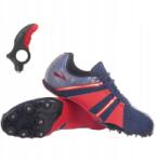 Brooks Surge MD atlétikai tüskék, sötétkék, piros, 45 1/2-es méret (41178 661)