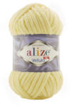 alize velluto plüss, zsenília fonal 013 - Világos sárga