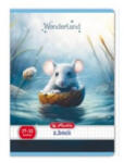 Herlitz Állatos Wonderland kockás füzet, Egér (A5/27-32) (H_2025_400200759_e)