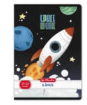 Herlitz Space Adventure kockás füzet, Űrhajó (A5/27-32) (H_2025__400200761_2)