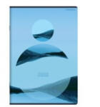  Unnatural landscape vonalas füzet, matt fóliás - lakkozott, A5/60 lap, Kék (H_2025_400182437)