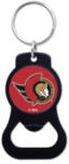 WinCraft Ottawa Senators kulcstartó üveg nyitóval Black Ring (120293)