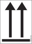 ADR Álló helyzetet jelző nyilak (orientációs nyilak), öntapadós matrica, 82x113 mm - Csomag (50 db)