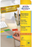 AVERY Etikett címke, 45, 7 x21, 2mm, univerzális visszaszedhető, 48 címke/ív, 20 ív/doboz, Avery sárga (L6041-20) - printsisters