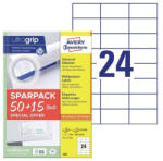 Avery Etikett címke, 70x37mm, univerzális, 65 lap, 24 címke/lap Avery, fehér (57297) - printsisters