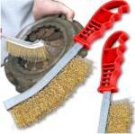 Verk Group Drótkefe, acél, kézi, felni- és rozsdaeltávolító, erős szerszám (11318)