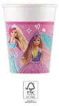  Barbie Fantasy papír pohár 8 db-os 200 ml FSC (PNN94567)