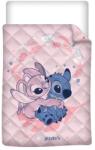  Disney Lilo és Stitch, A csillagkutya Angel Hug steppelt ágytakaró, paplan 140x200cm (AYM450567)