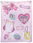  Gamer Girl coral fleece polár takaró 130x170cm (CBX236020KNL) - sandori