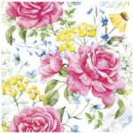  Rózsa Field Flowers szalvéta 20 db-os 33x33 cm (PKK057142) - sandori