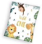  Állatos Wild One coral fleece polár takaró 110x140cm (CBX238009KNL) - sandori