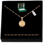 Golden Celebrity Arany Lánc Medál Szűz Mária Pr. 925/585 14K Áldozási Ajándék