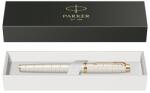 Parker Roller Parker IM Royal Premium alb cu accesorii aurii (2143464)