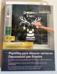 Crelando Karácsonyi sablonok ablakképekhez, 7el. Rénszarvas (107/RR381) (4058143066984)