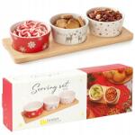 Vilde Tányér Karácsonyi snack tálak előételek tapas szószok mártások asztal (5900670111974)