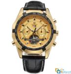 Forsining Ceas Forsining, curea din piele neagra, calendar complet, mecanism automatic-mecanic, stil Fashion + cutie cadou (FORSG3404616) Ceas