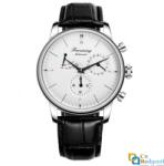 Forsining Ceas barbatesc Forsining, business, calendar, mecanism automatic-mecanic, curea din piele ecologica neagra, afisaj pentru rezerva de putere (FSG691652935293) Ceas