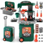  Műhely Szerszámosláda Szett Gyerekeknek Bőrönd Szerszámok Ajándék (Zestaw majsterkowicza budowlany dla dzieci)