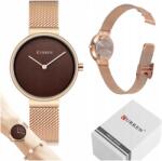 Curren Női Karóra Klasszikus Stílus Curren Díszdoboz Arany (Curren Women ZŁOTY BORDOWY)