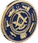 gomadina Select Moneda pentru colectionari Mason Entry cu tematica masonica din metal special (C1112) Moneda
