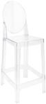 Settimo Scaun de bar transparent Victoria sezut H 75 cm (KI315)