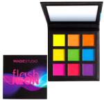 Magic Studio Paleta de farduri pentru pleoape Flash Neon cu 9 culori 24142, 9g, Magic Studio