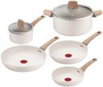 Tefal Set de oale Tefal Cera Bright ON 5 piese ceramic antiaderent aluminiu reciclat (C445S504)