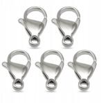 MIXFORM Kézműves karabiner kapocs, rozsdamentes acél, 13? 8? ? mm, 5db (13WB26722)