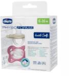 Chicco Suzete anatomice PhysioForma Dual Soft Roz 6-16 luni, 2 bucati, Chicco